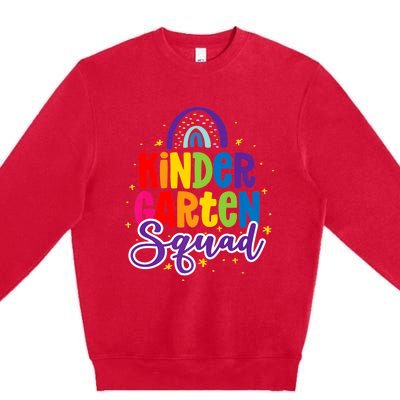 Teacher Kindergarten Squad Premium Crewneck Sweatshirt