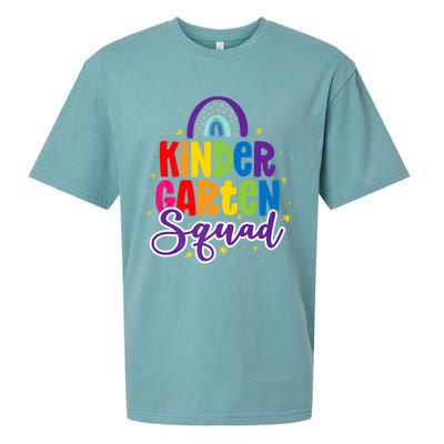 Teacher Kindergarten Squad Sueded Cloud Jersey T-Shirt