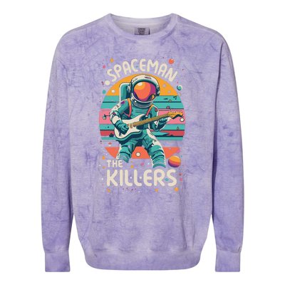 The Killers Spaceman Song Colorblast Crewneck Sweatshirt