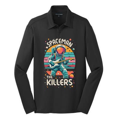 The Killers Spaceman Song Silk Touch Performance Long Sleeve Polo