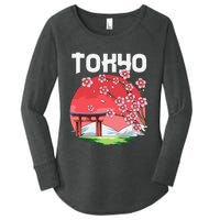 Tokyo Kyokujitsuki Sakura Japan Gift Women's Perfect Tri Tunic Long Sleeve Shirt