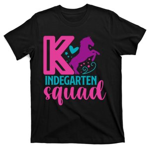 Team Kindergarten Squad Tee Teacher Back To School Gift T-Shirt