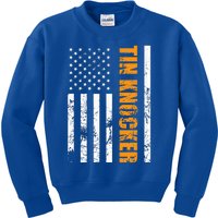 Tin Knocker Sheet Metal Worker Kids Sweatshirt