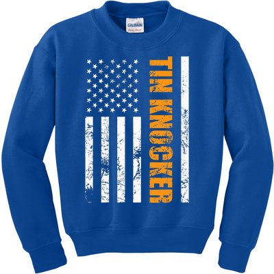 Tin Knocker Sheet Metal Worker Kids Sweatshirt