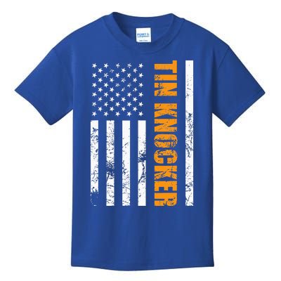 Tin Knocker Sheet Metal Worker Kids T-Shirt