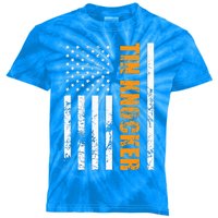 Tin Knocker Sheet Metal Worker Kids Tie-Dye T-Shirt