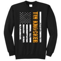 Tin Knocker Sheet Metal Worker American Vertical Flag Usa Sweatshirt