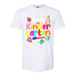 Team Kindergarten Teacher Educator Back To School Instructor Softstyle CVC T-Shirt