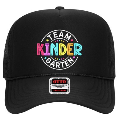 Team Kindergarten Teacher Back To School Kindergarten Squad Trucker Hat