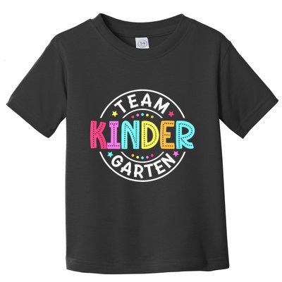 Team Kindergarten Teacher Back To School Kindergarten Squad Toddler T-Shirt