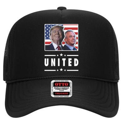 Trump Kennedy High Crown Mesh Back Trucker Hat