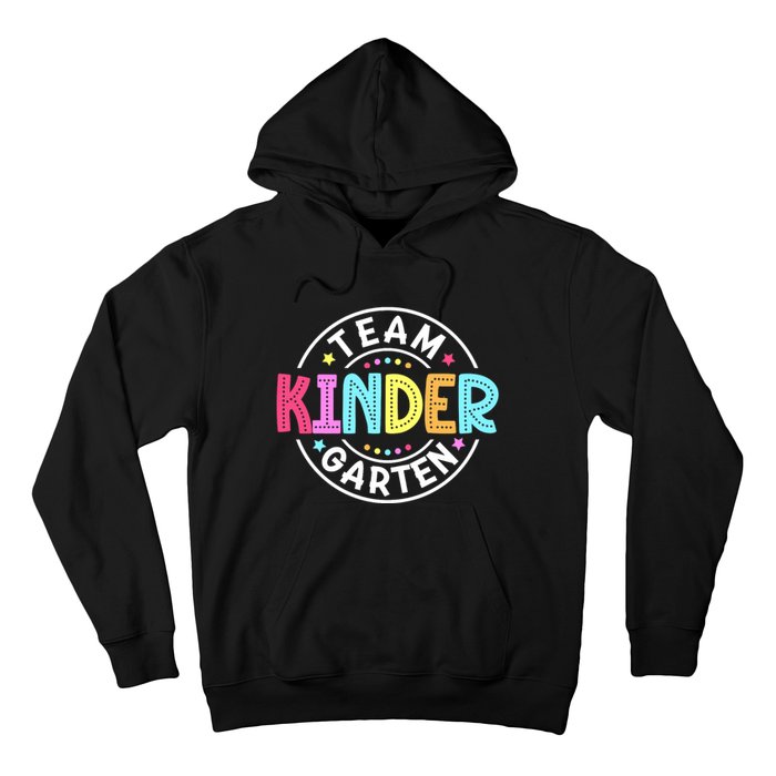 Team Kindergarten Teacher Back To School Kindergarten Squad Hoodie