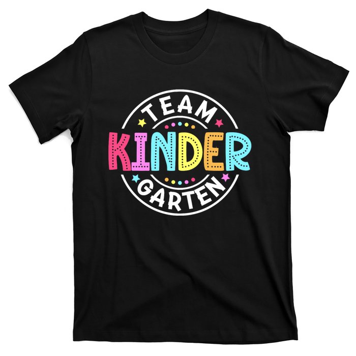 Team Kindergarten Teacher Back To School Kindergarten Squad T-Shirt