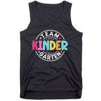 Team Kindergarten Teacher Back To School Kindergarten Squad Tank Top