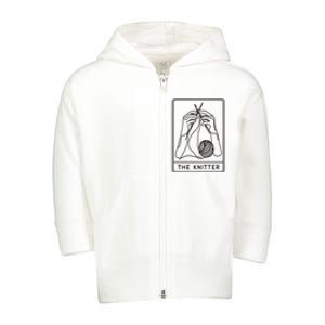 The Knitter Toddler Zip Fleece Hoodie