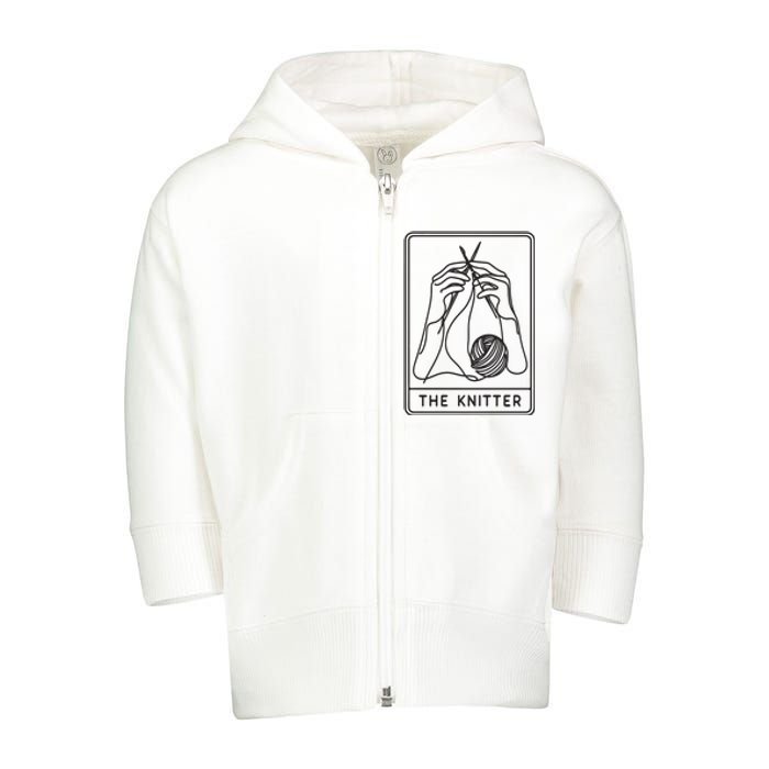 The Knitter Toddler Zip Fleece Hoodie