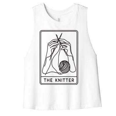 The Knitter Women's Racerback Cropped Tank