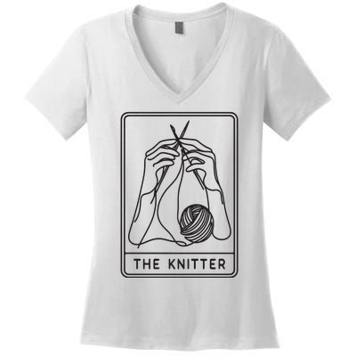 The Knitter Women's V-Neck T-Shirt