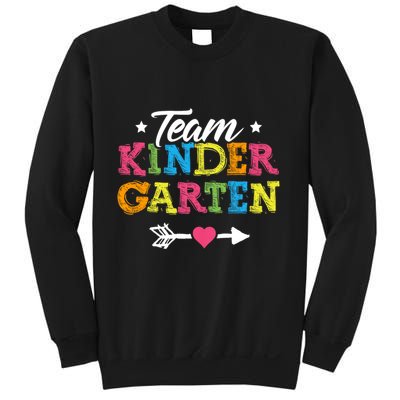 Team Kindergarten Teacher Student Back To School Sweatshirt