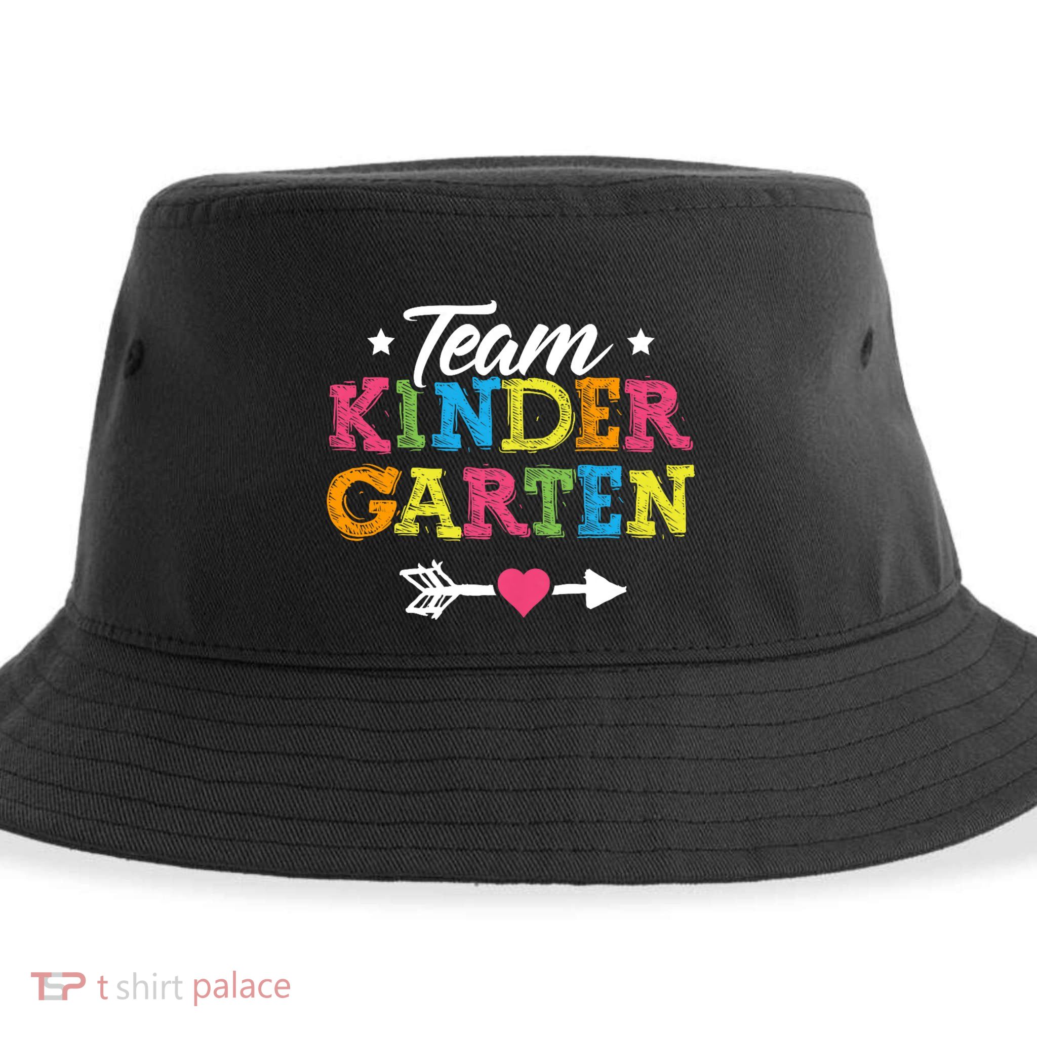 Team Kindergarten Teacher Student Back To School Sustainable Bucket Hat
