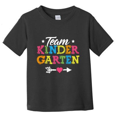 Team Kindergarten Teacher Student Back To School Toddler T-Shirt