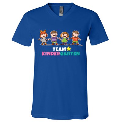 Team Kindergarten Teacher Gift V-Neck T-Shirt