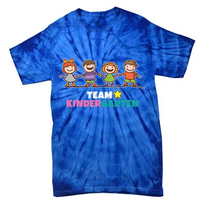 Team Kindergarten Teacher Gift Tie-Dye T-Shirt