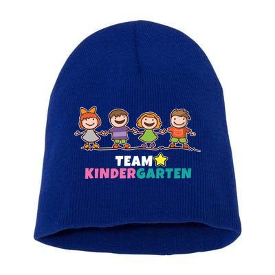 Team Kindergarten Teacher Gift Short Acrylic Beanie