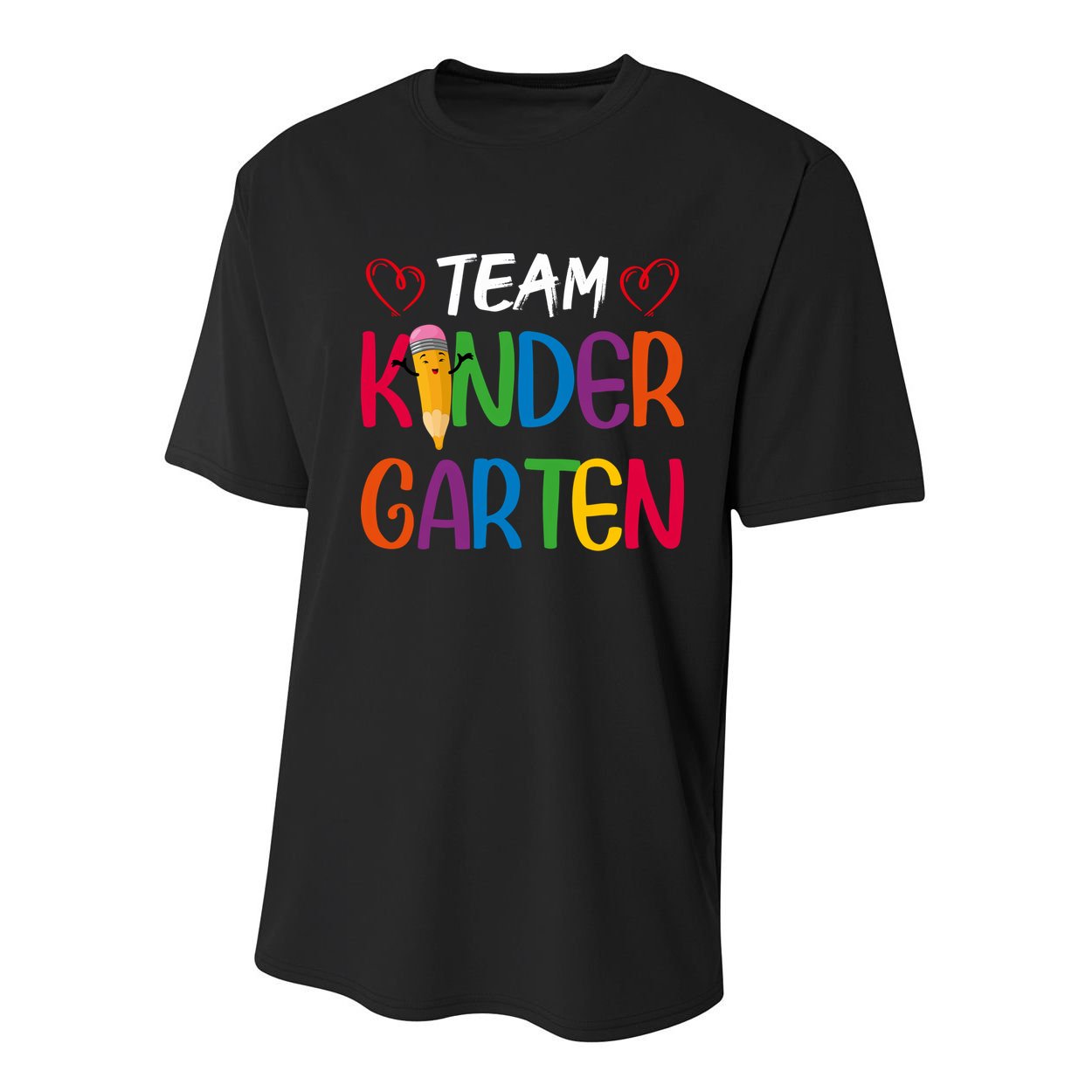 Team Kindergarten Teachers Funny Kindergarten Teacher Gift Youth Performance Sprint T-Shirt