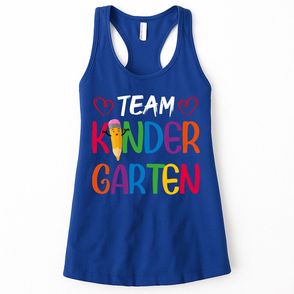 Team Kindergarten Teachers Funny Kindergarten Teacher Gift Womens Tank Top