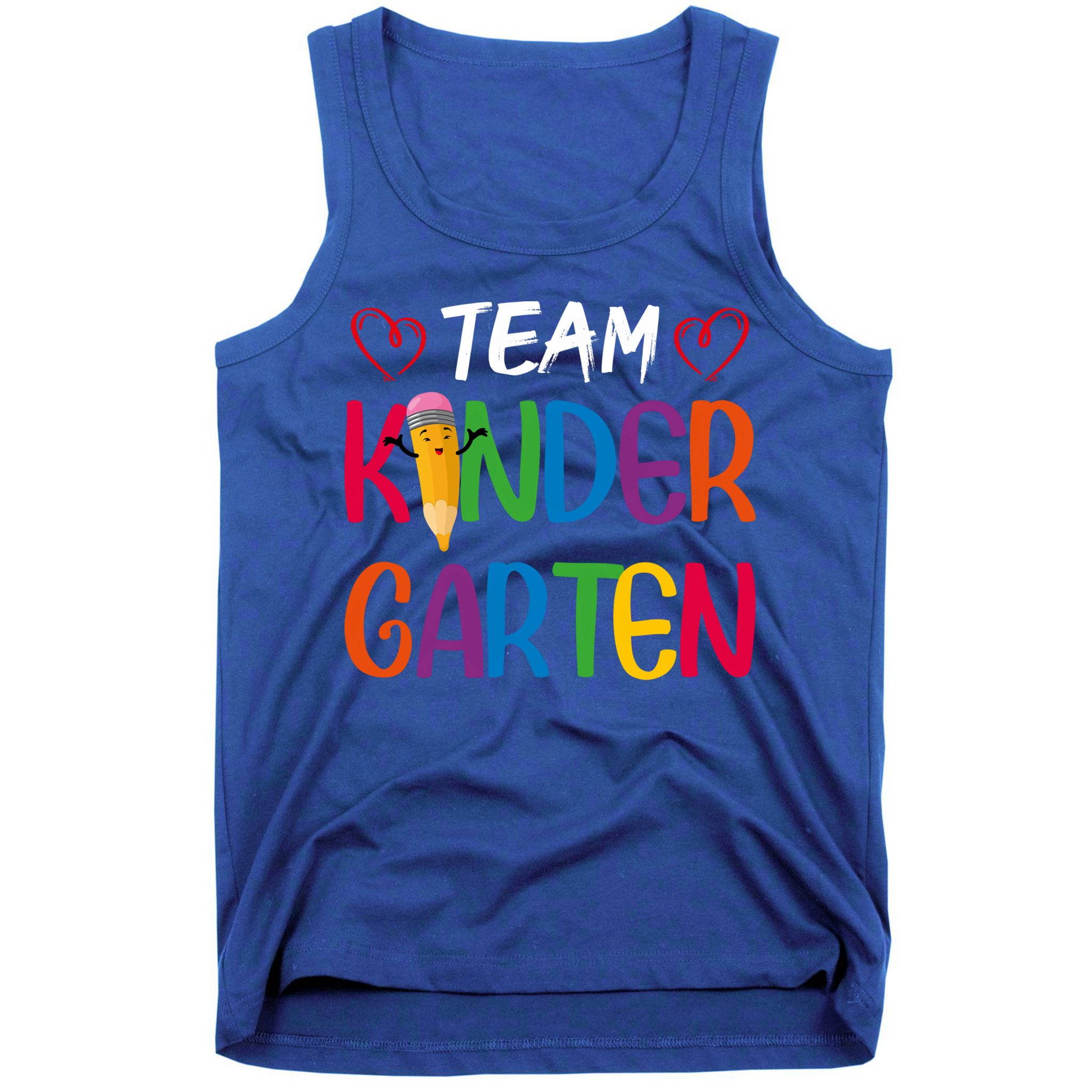 Team Kindergarten Teachers Funny Kindergarten Teacher Gift Tank Top