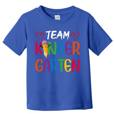 Team Kindergarten Teachers Funny Kindergarten Teacher Gift Toddler T-Shirt