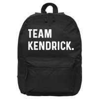 Team Kendrick 16 in Basic Backpack