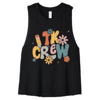 Transitional Kindergarten Teacher Tk First Day Of School Women's Racerback Cropped Tank