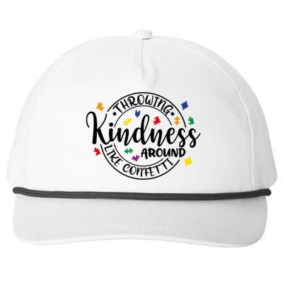 Throwing Kindness Snapback Five-Panel Rope Hat