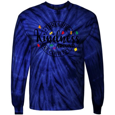 Throwing Kindness Tie-Dye Long Sleeve Shirt