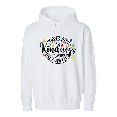 Throwing Kindness Garment-Dyed Fleece Hoodie