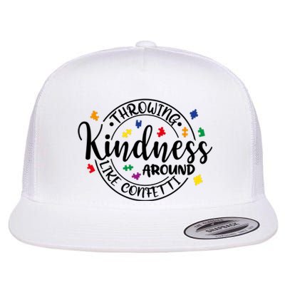 Throwing Kindness Flat Bill Trucker Hat