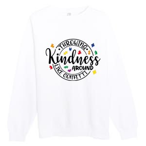 Throwing Kindness Premium Crewneck Sweatshirt