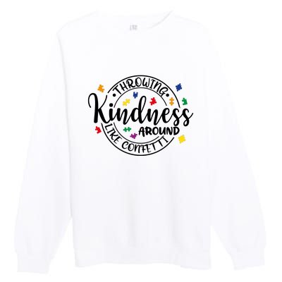 Throwing Kindness Premium Crewneck Sweatshirt