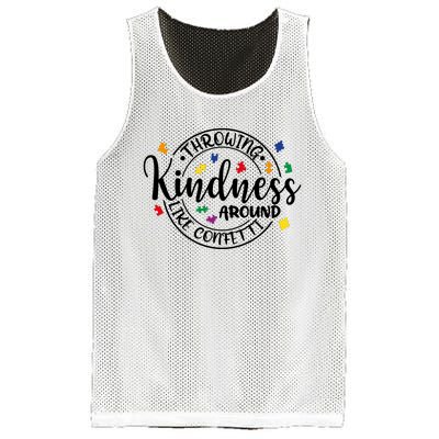 Throwing Kindness Mesh Reversible Basketball Jersey Tank