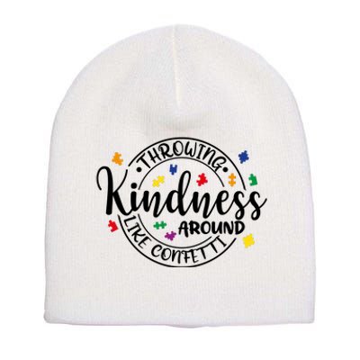 Throwing Kindness Short Acrylic Beanie