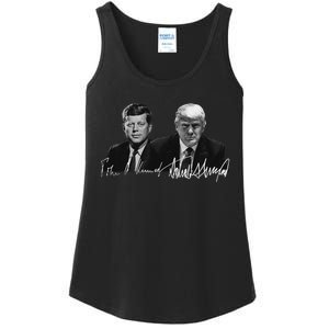 Trump Kennedy Us Presidents Signature Ladies Essential Tank