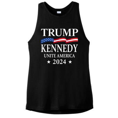 Trump Kennedy Unite America Ladies PosiCharge Tri-Blend Wicking Tank