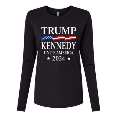 Trump Kennedy Unite America Womens Cotton Relaxed Long Sleeve T-Shirt