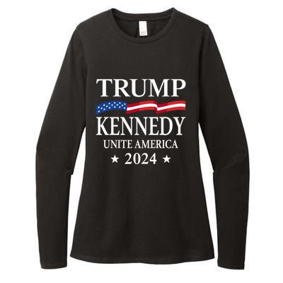 Trump Kennedy Unite America Womens CVC Long Sleeve Shirt