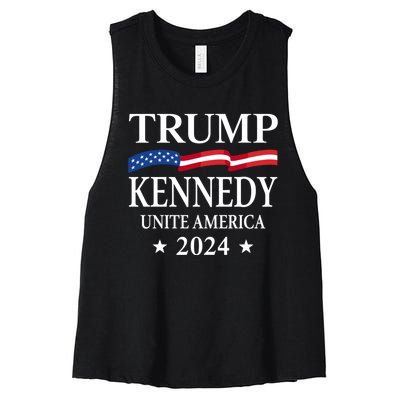 Trump Kennedy Unite America Women's Racerback Cropped Tank