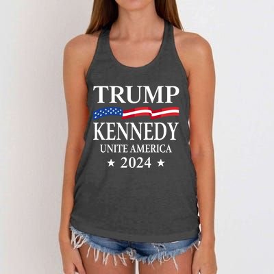 Trump Kennedy Unite America Women's Knotted Racerback Tank