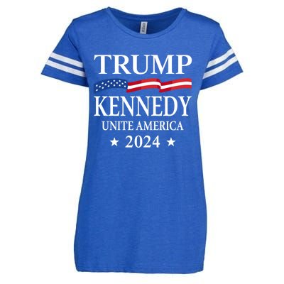 Trump Kennedy Unite America Enza Ladies Jersey Football T-Shirt