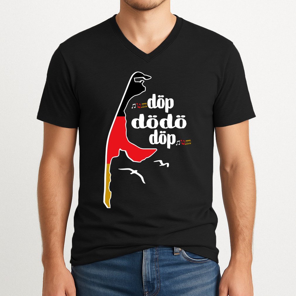 Tim Kellner Wearing DöP DöDö DöP V-Neck T-Shirt